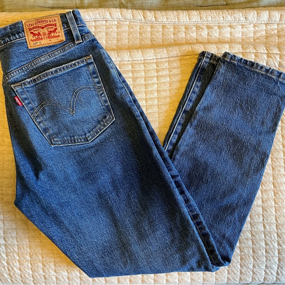 Levi's Women's Skinny Jeans in Dark Blue